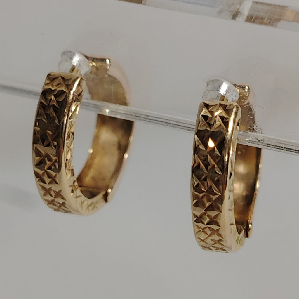 ARRACADAS PAR ORO 14 K 1,50 GRMS (SEMINUEVO)