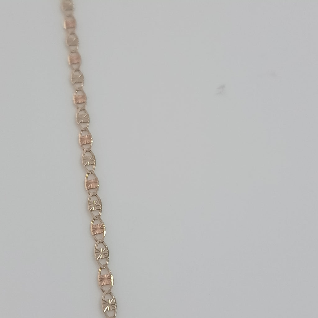 CADENA ORO, ORO COMBINADO 10 K 3.1 GRMS (SEMINUEVO)