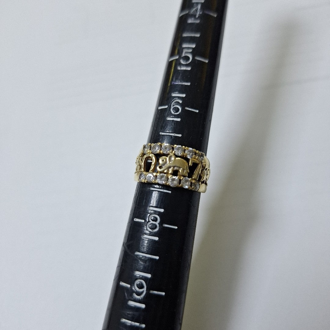 ARGOLLA DE LA SUERTE ORO 10 K 4.4 GRMS (SEMINUEVO)