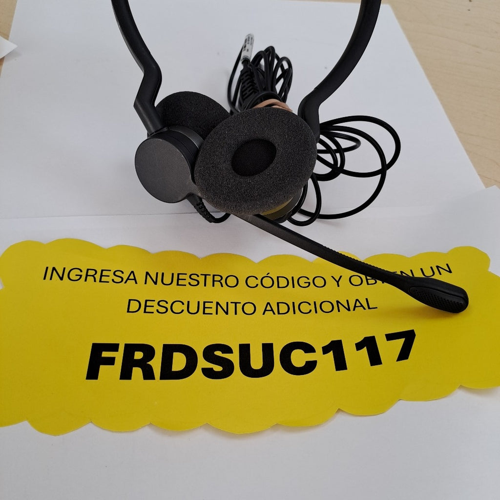 AUDIFONOS JABRA HSC015 ALAMBRICO OVER EAR (SEMINUEVO)