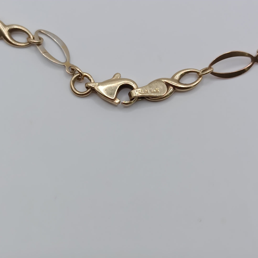 PULSERA ORO 14 K 2.3 GRMS (SEMINUEVO)