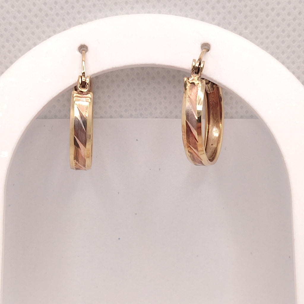 ARRACADAS PAR ORO 10 K 1,70 GRMS (SEMINUEVO)