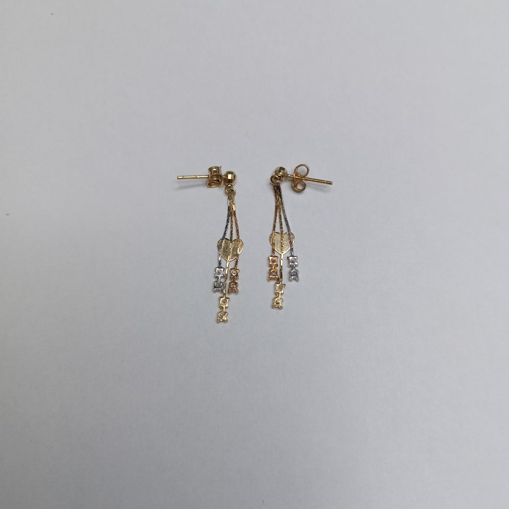 ARETES PAR ORO 14 K 2.1 GRMS (SEMINUEVO)
