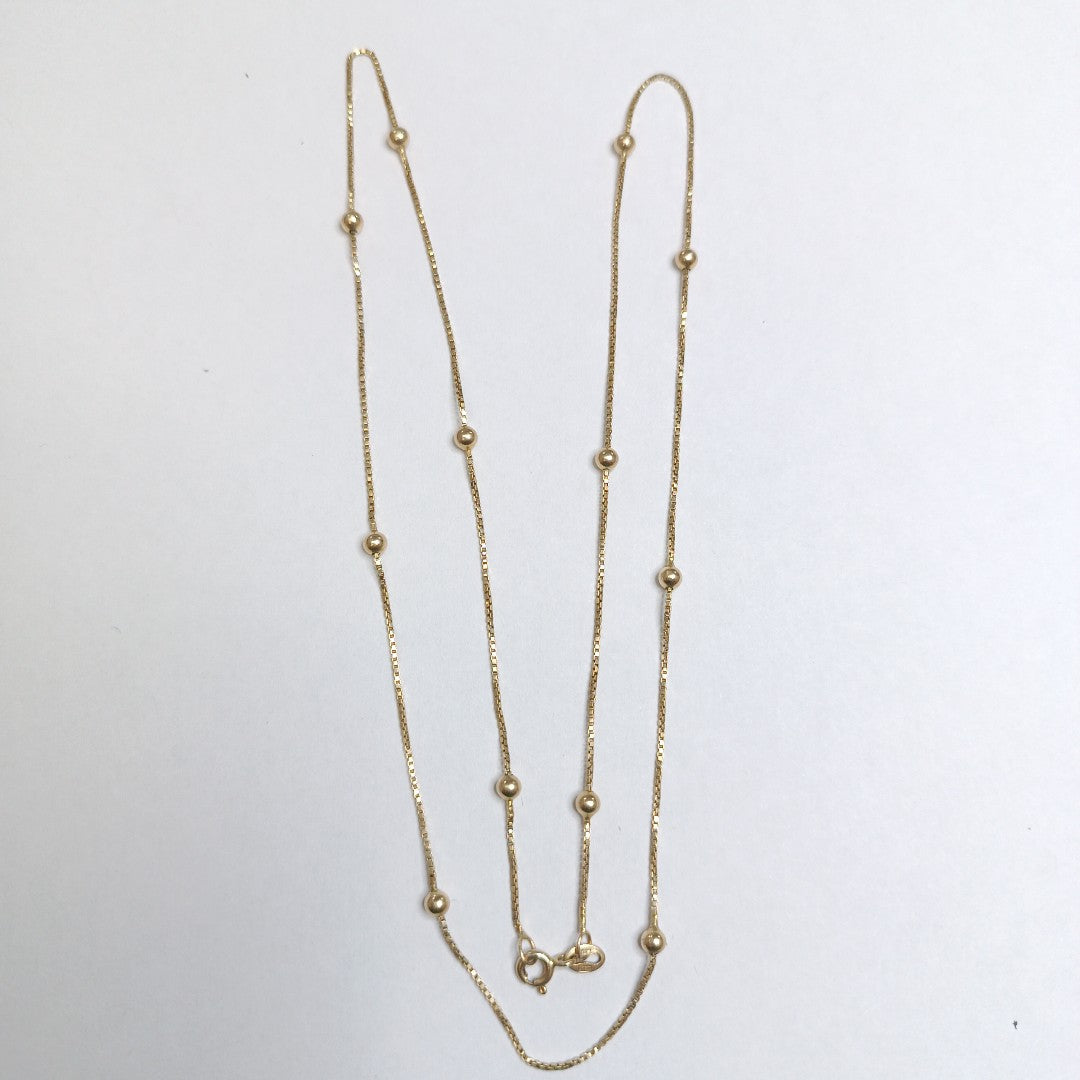 CADENA ORO 14 K 4.3 GRMS (SEMINUEVO)