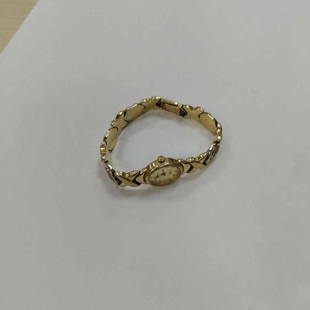 RELOJ CAJA Y PULSO ORO ORO 14 K 21.3 GRMS (SEMINUEVO)