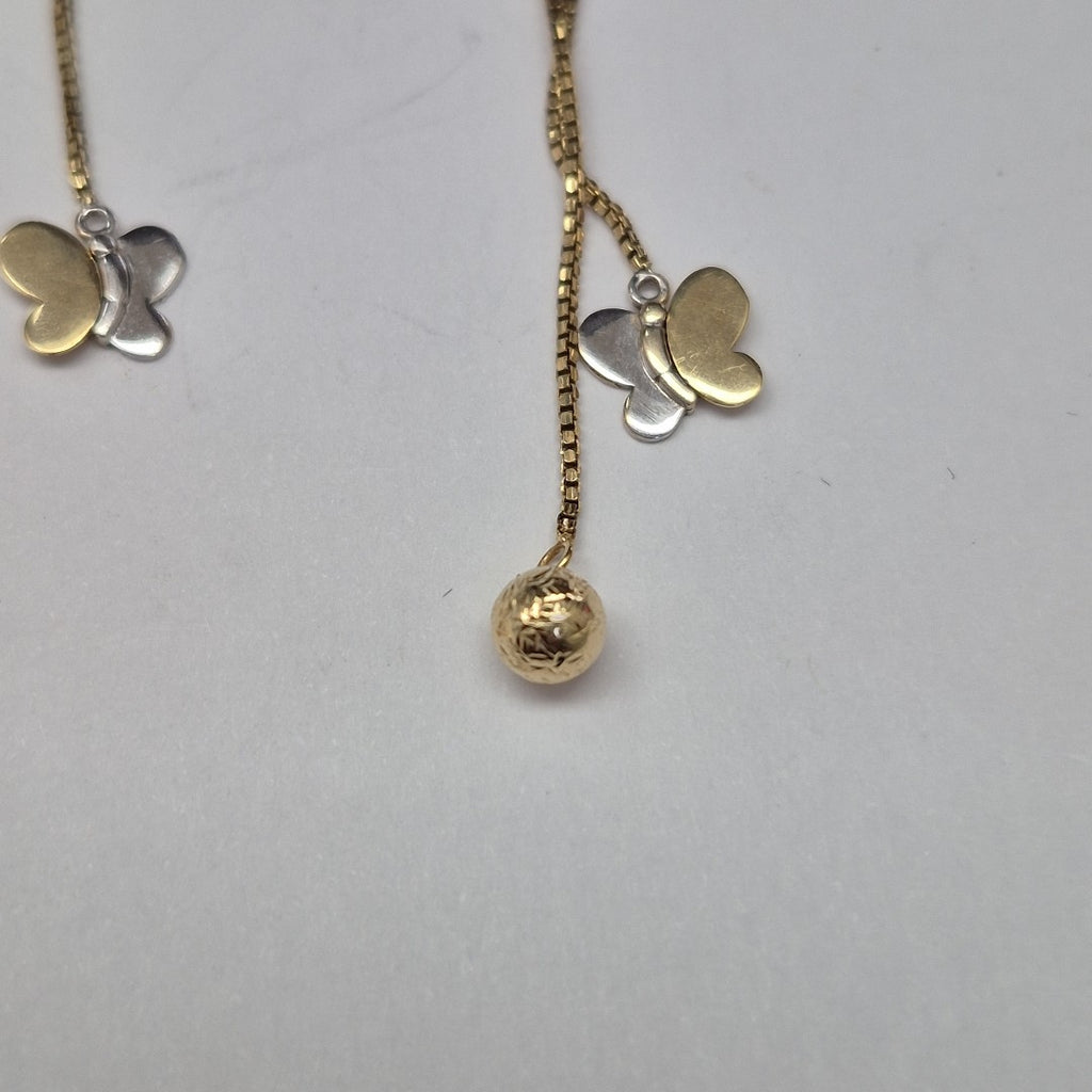 ARETES PAR ORO 14 K 2.1 GRMS (SEMINUEVO)