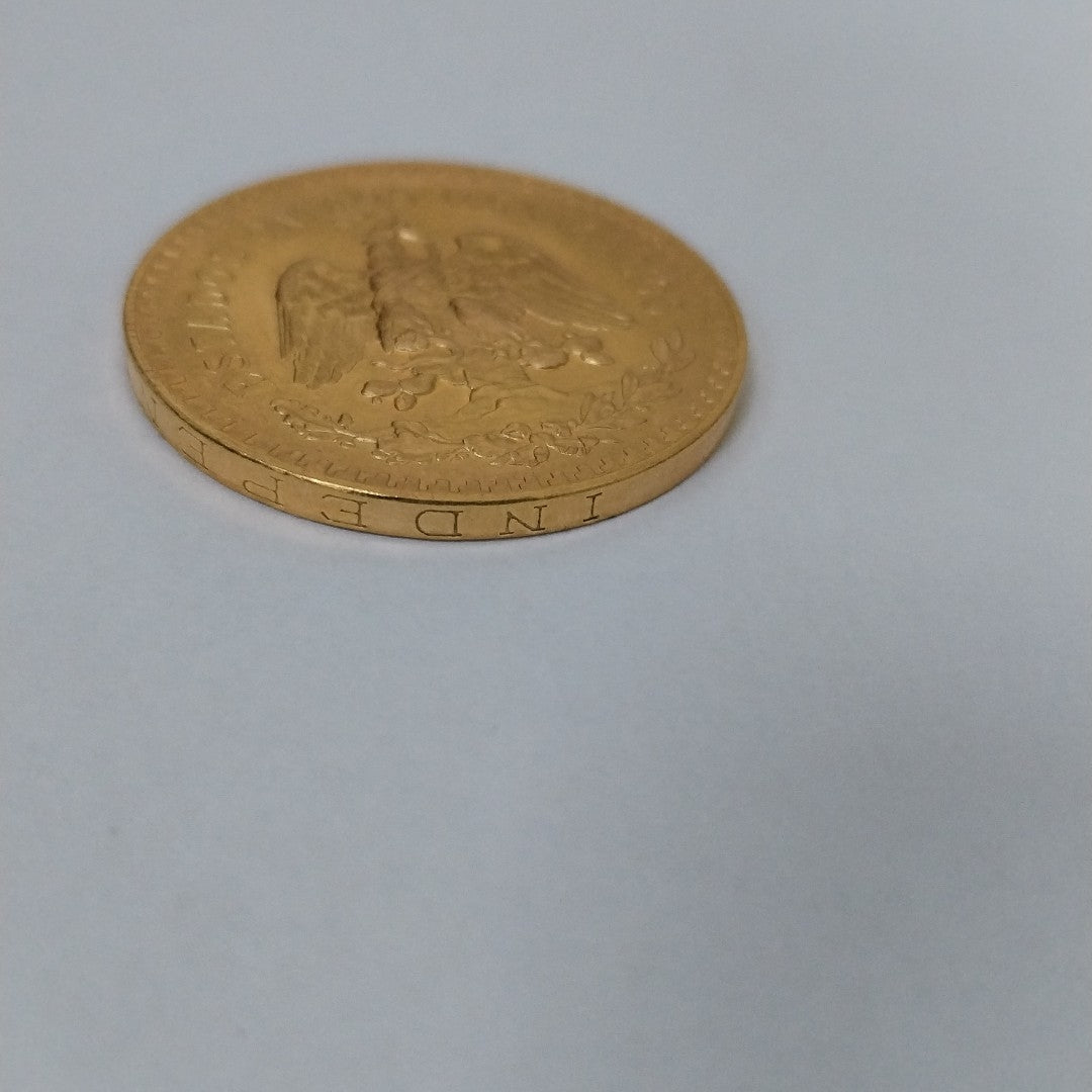 K1 41.6 GRMS 21 K IDENTIFICACIÓN MONEDA NOMINATIVA MONEDAS PESOS 50 PES (SEMINUEVO)