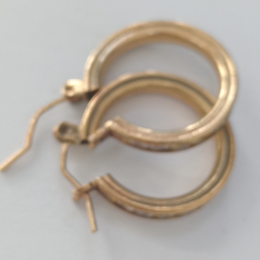 ARRACADAS PAR ORO 10 K 5.3 GRMS (SEMINUEVO)