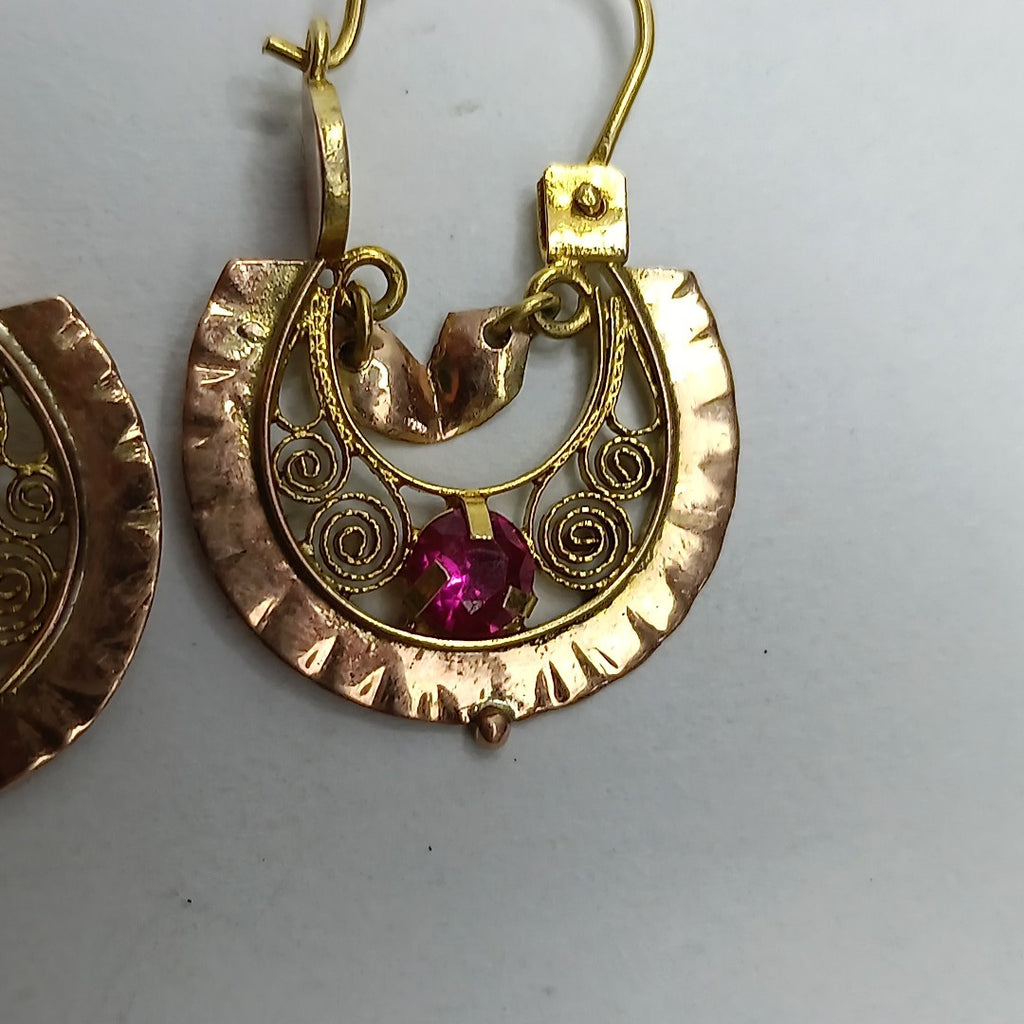 ARETES PAR ORO 8 K 2.2 GRMS (SEMINUEVO)