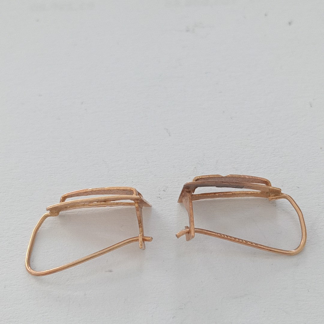 ARETES PAR ORO 8 K 1.1 GRMS (SEMINUEVO)