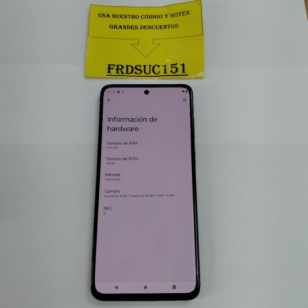CELULAR MOTOROLA MOTO G82 XT2225-1 128 GB 6 GB RAM (SEMINUEVO)