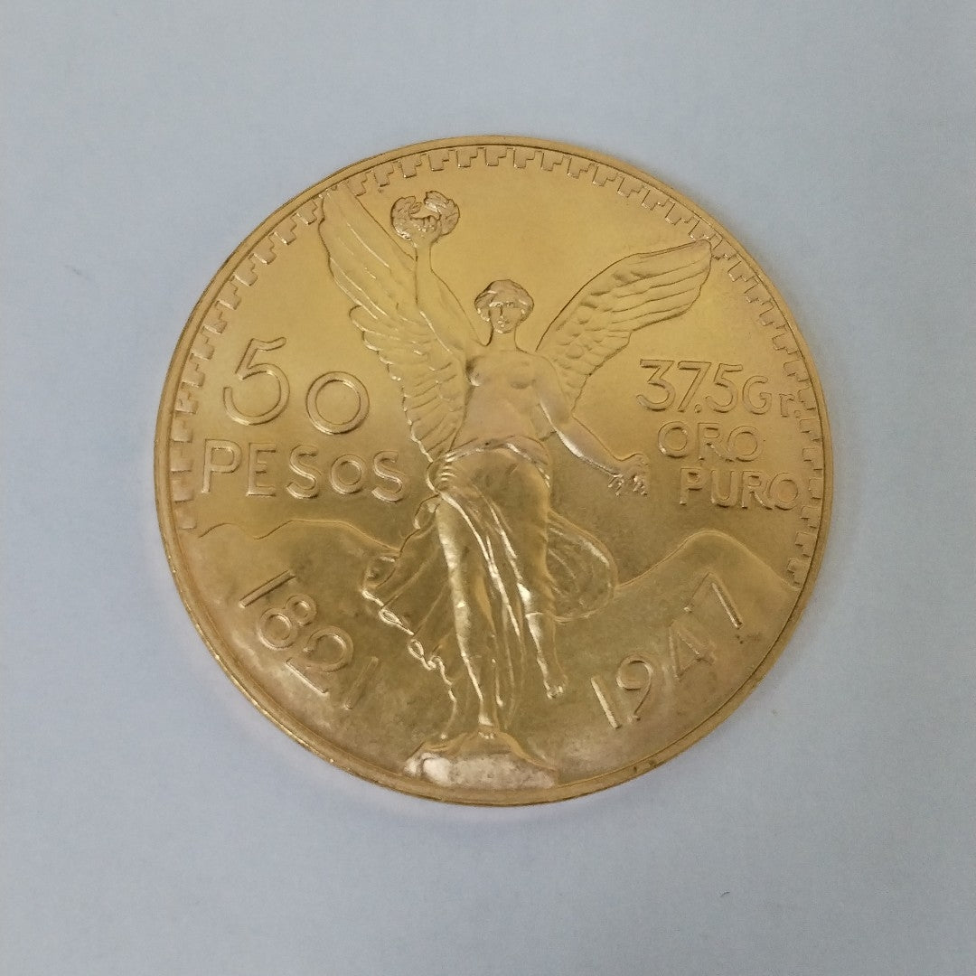 K1 41.6 GRMS 21 K IDENTIFICACIÓN MONEDA NOMINATIVA MONEDAS PESOS 50 PESOS (SEMINUEVO)