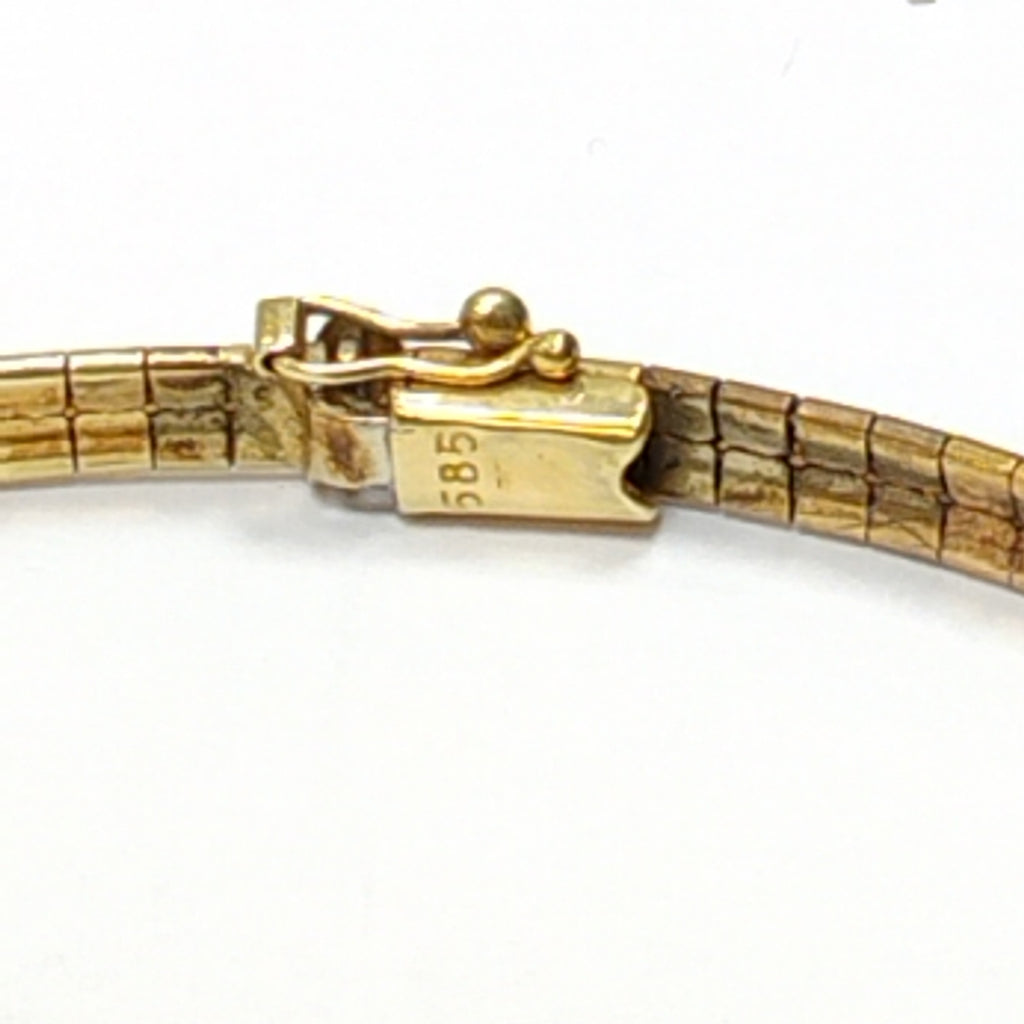 PULSERA ORO,ORO COMBINADO 14 K 9,10 GRMS (SEMINUEVO)