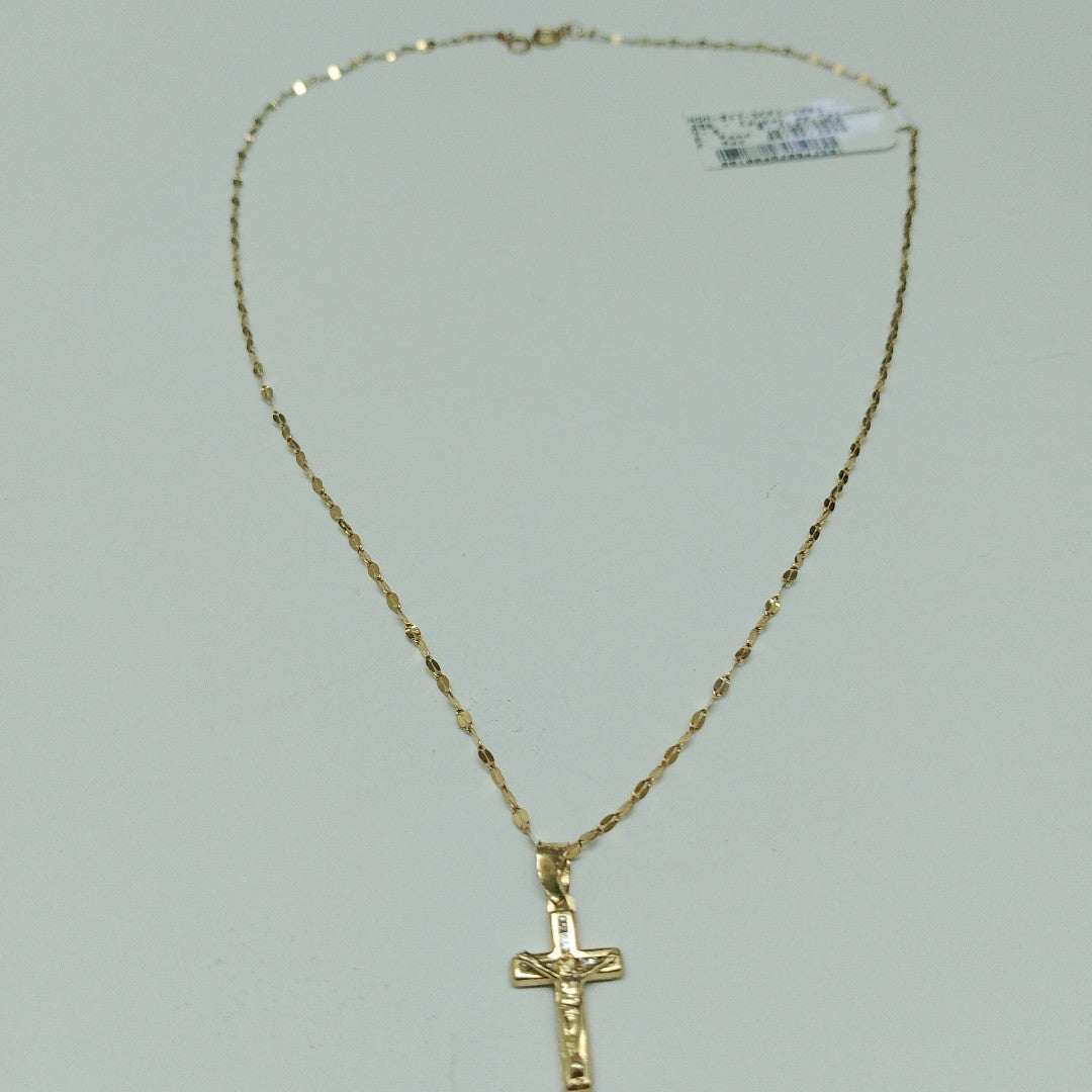 CADENA, CRUCIFIJO ORO 10 K 1 GRMS (SEMINUEVO)