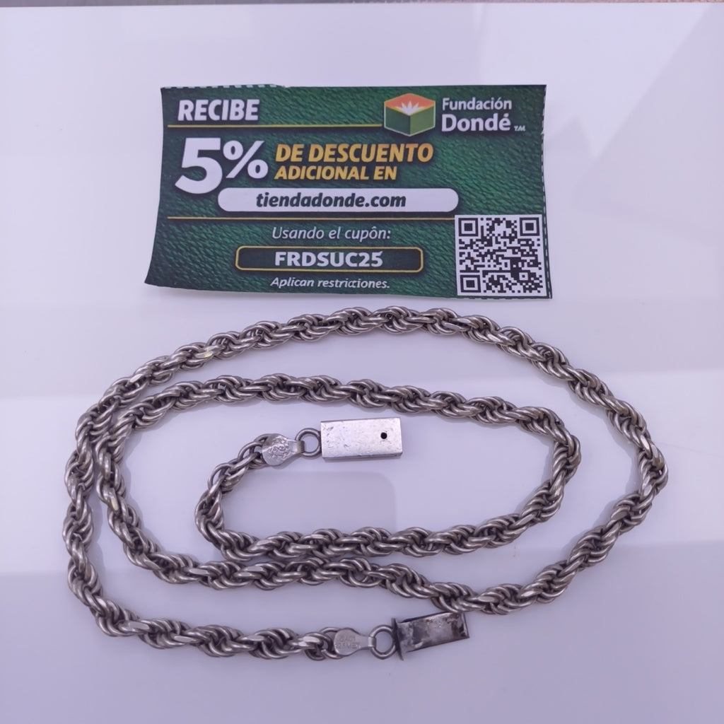 CADENA PLATA 65,20 GRMS (SEMINUEVO)