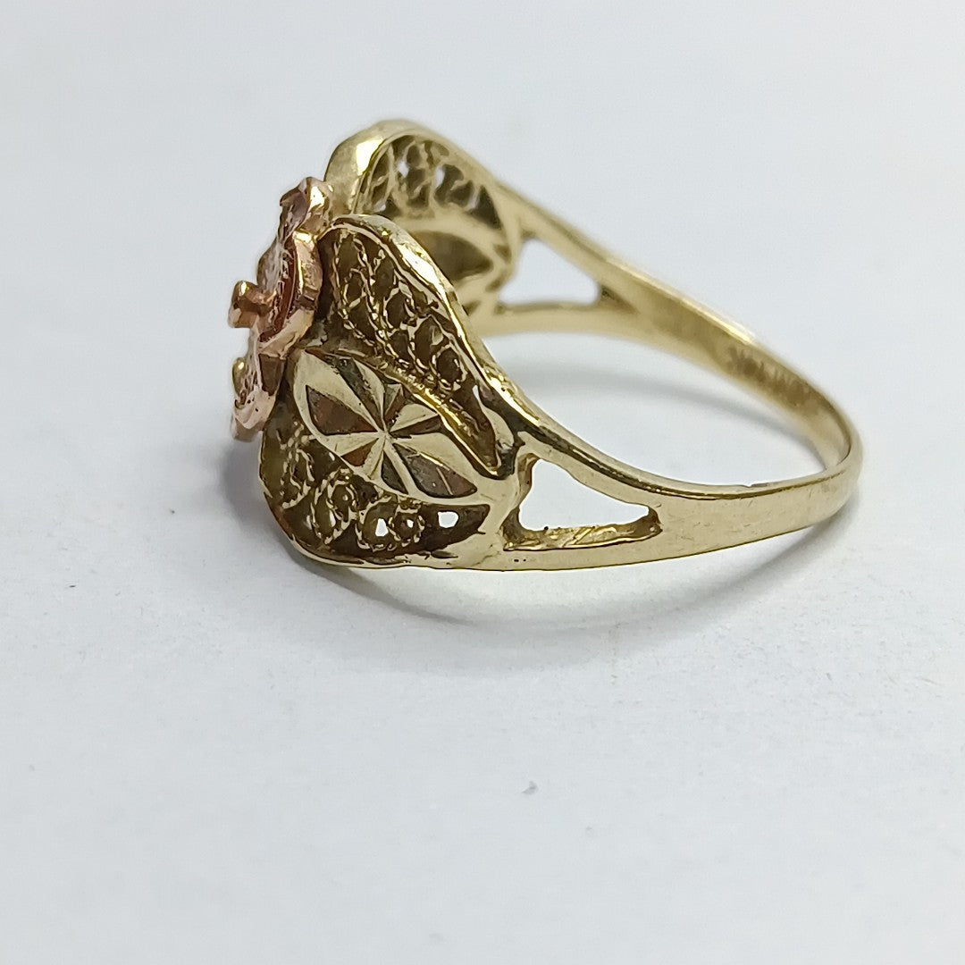 ANILLITO ORO,ORO COMBINADO 14 K 2,20 GRMS (SEMINUEVO)