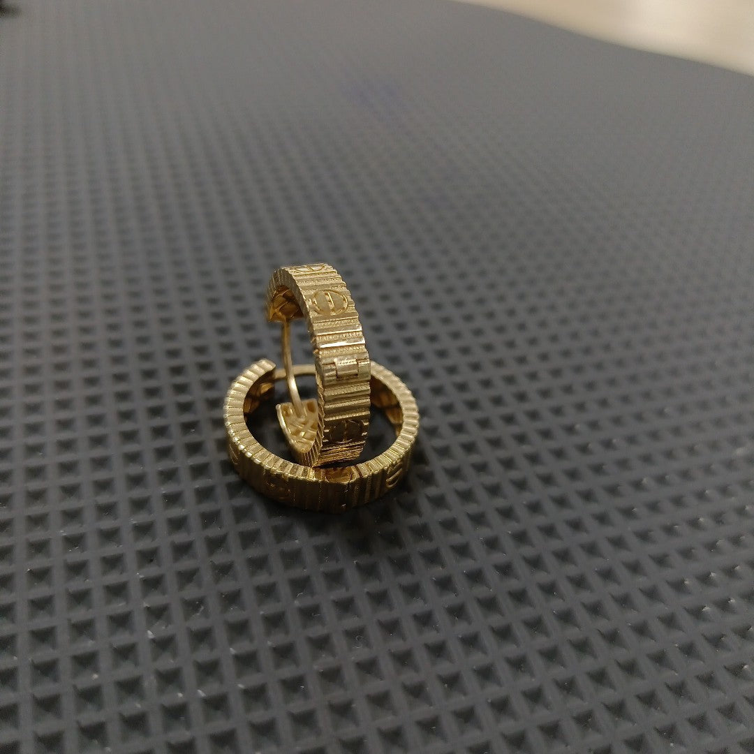 ARETES PAR ORO 14 K 3.3 GRMS (SEMINUEVO)