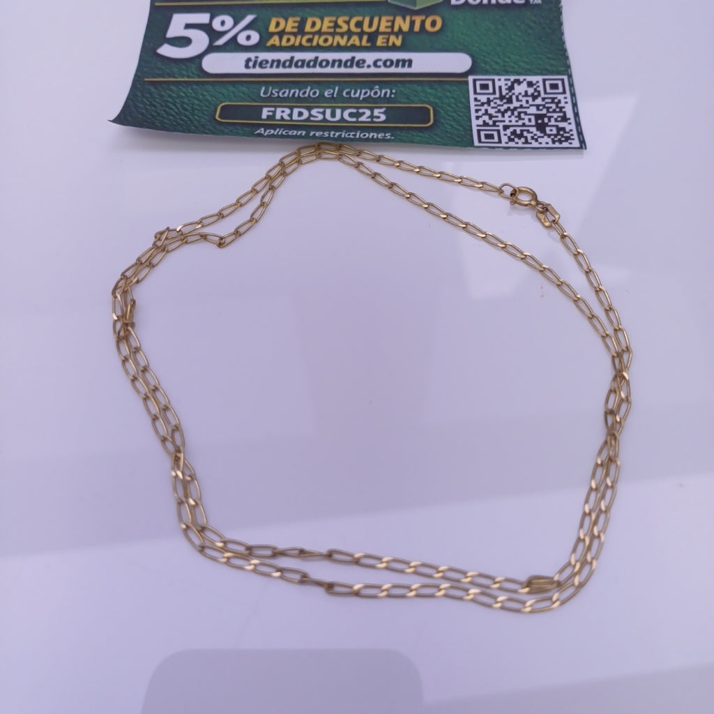 CADENA ORO 14 K 3.3 GRMS (SEMINUEVO)