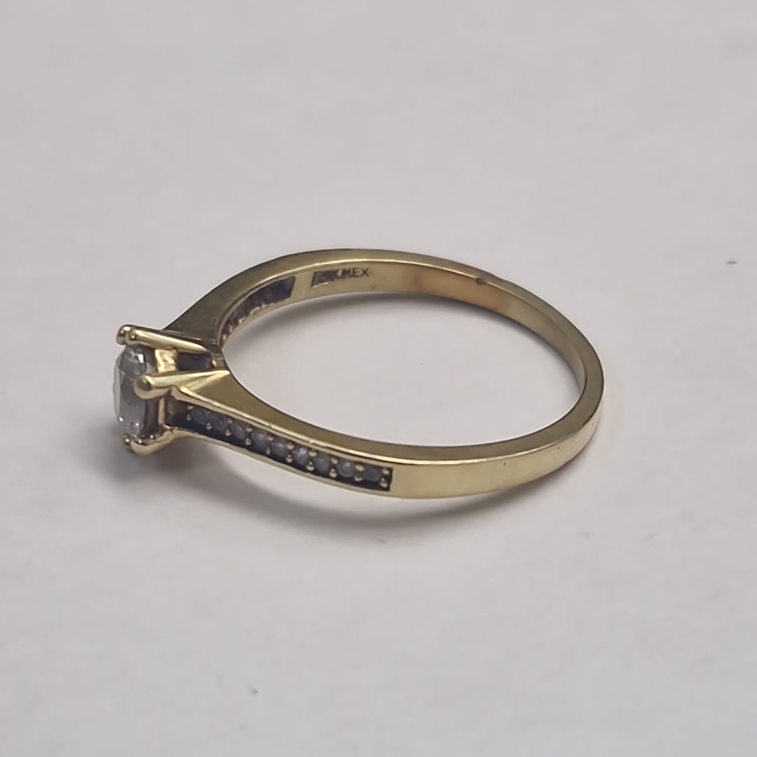 SOLITARIO ORO 8 K 2.1 GRMS (SEMINUEVO)