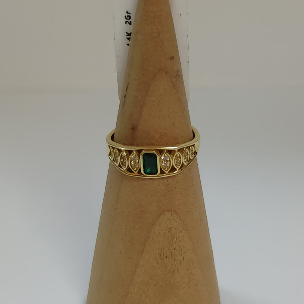 ANILLOS DAMA ORO 14K 2 (NUEVO)