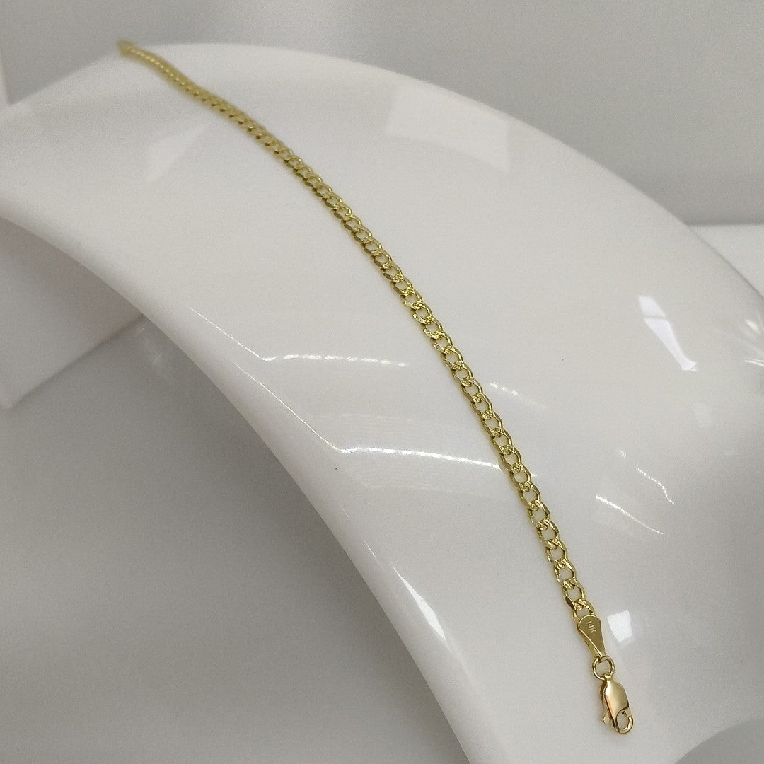PULSERAS BARBADA ORO 14K 21 CM 5.3 GR (NUEVO)
