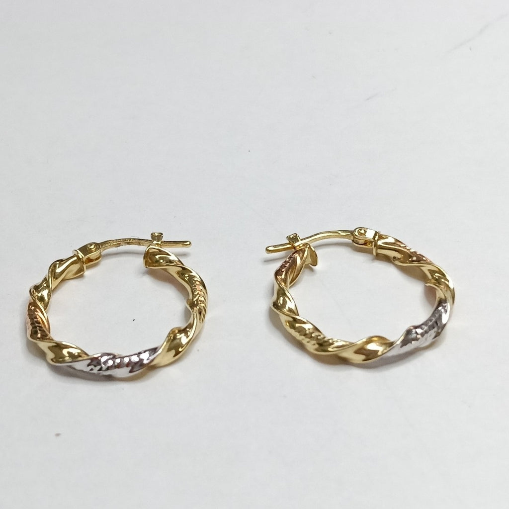 ARRACADAS PAR ORO 10 K 1.5 GRMS (SEMINUEVO)