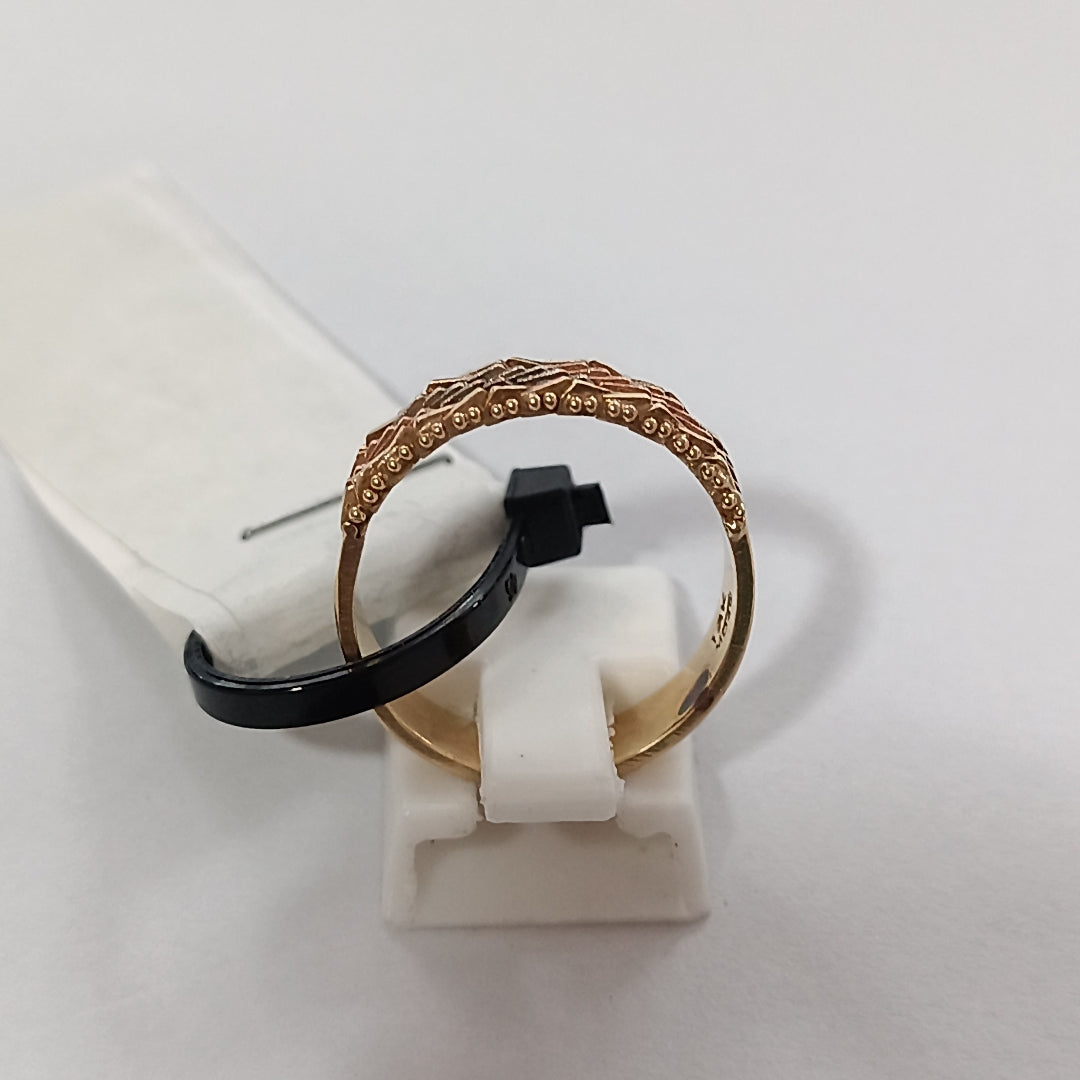ANILLO ORO, ORO COMBINADO 14 K 3.8 GRMS (SEMINUEVO)
