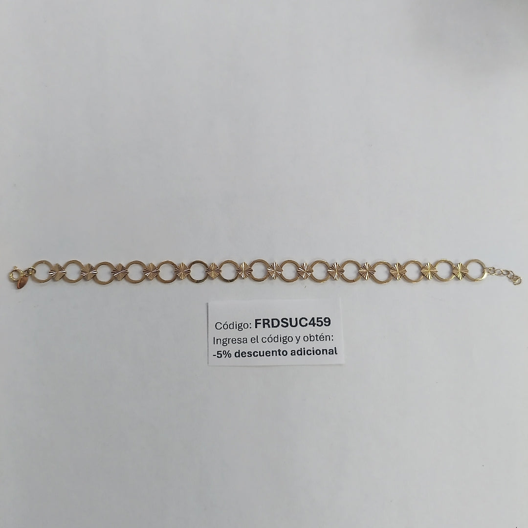 PULSERAS DAMA ORO 14K 3.5 (NUEVO)