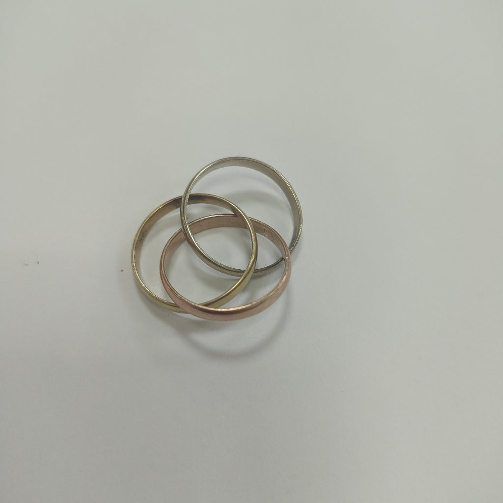 ANILLO ORO, ORO COMBINADO 10 K 6.3 GRMS (SEMINUEVO)
