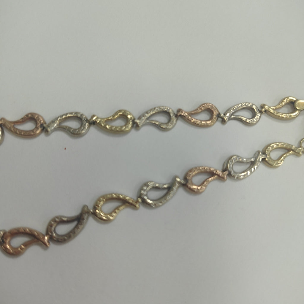 PULSERA ORO, ORO COMBINADO 14 K 3.1 GRMS (SEMINUEVO)