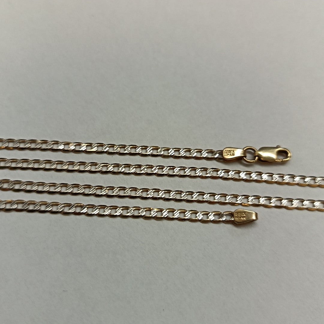 CADENA ORO, RODIADO 14 K 4.2 GRMS (SEMINUEVO)