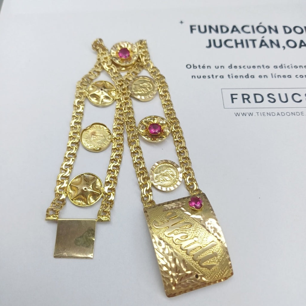 K1 17 GRMS 10 K IDENTIFICACIÓN ESCLAVA MATERIALES ORO CANTIDAD DE (SEMINUEVO)