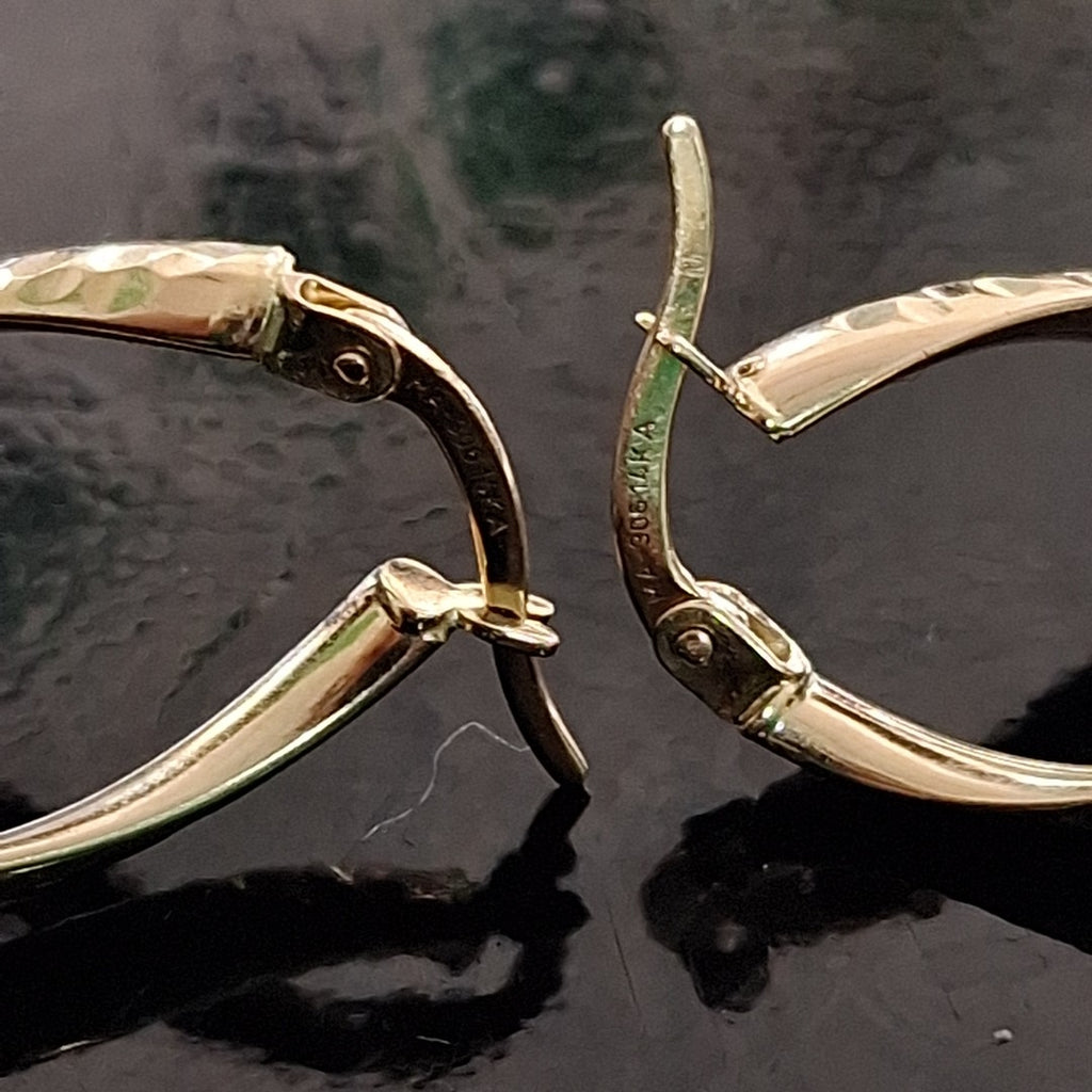 ARRACADAS PAR ORO 14 K 4 GRMS (SEMINUEVO)