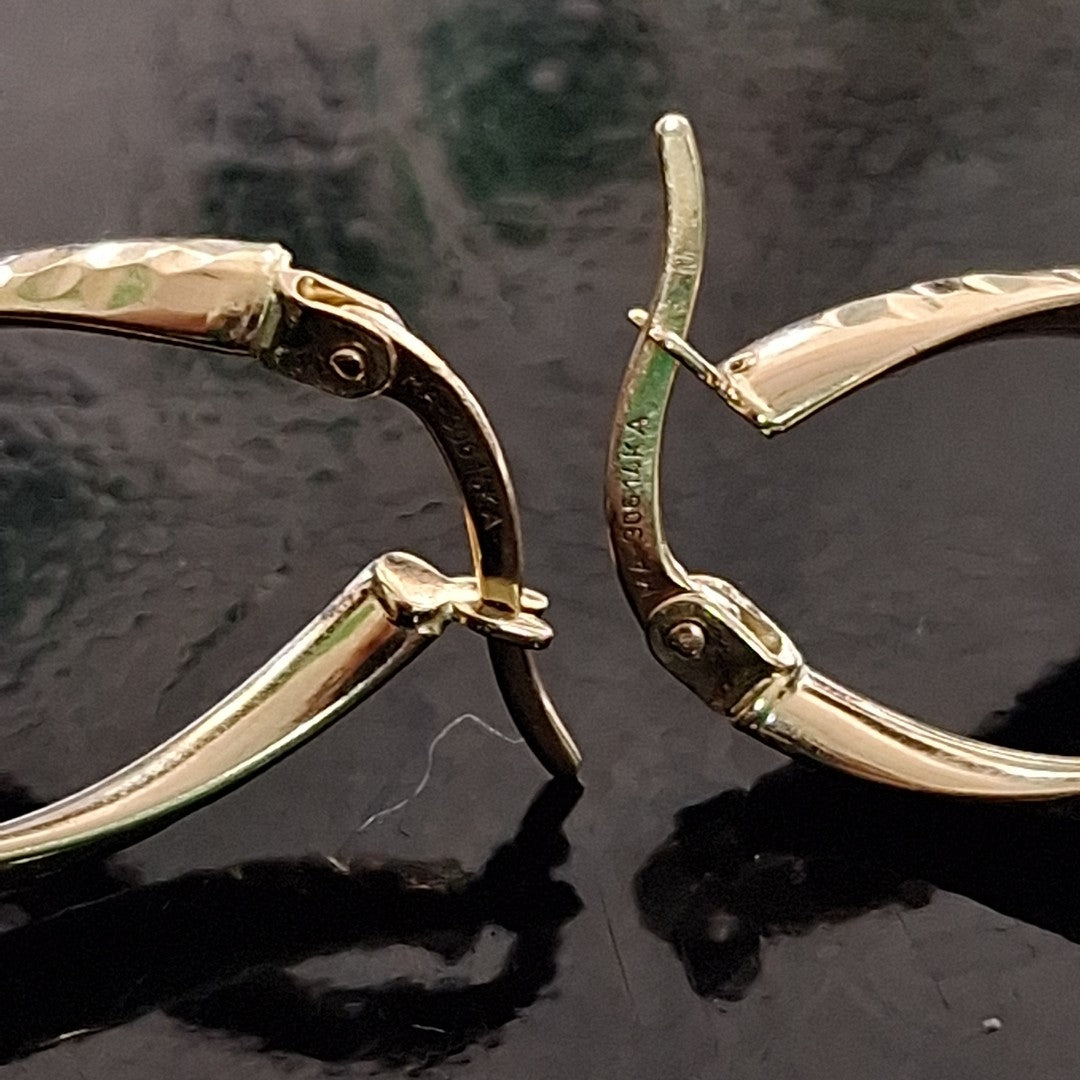 ARRACADAS PAR ORO 14 K 4 GRMS (SEMINUEVO)