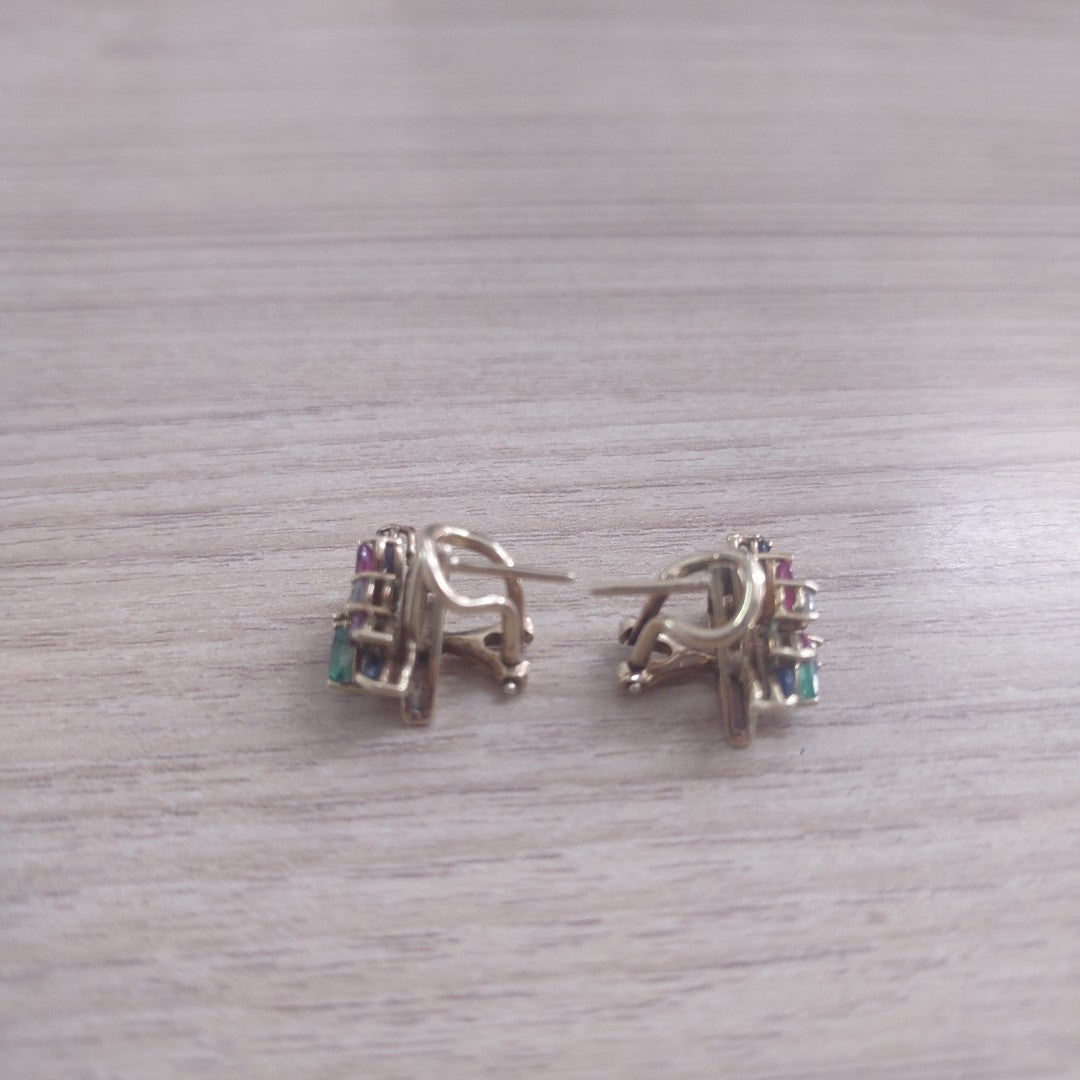 BROQUELES PAR ORO 14 K 4,80 GRMS (SEMINUEVO)