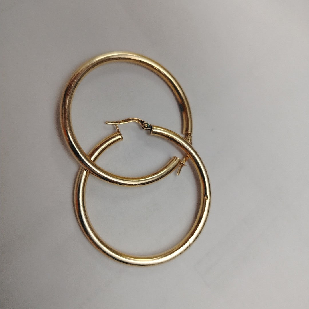 ARRACADAS PAR ORO 14 K 3.3 GRMS (SEMINUEVO)
