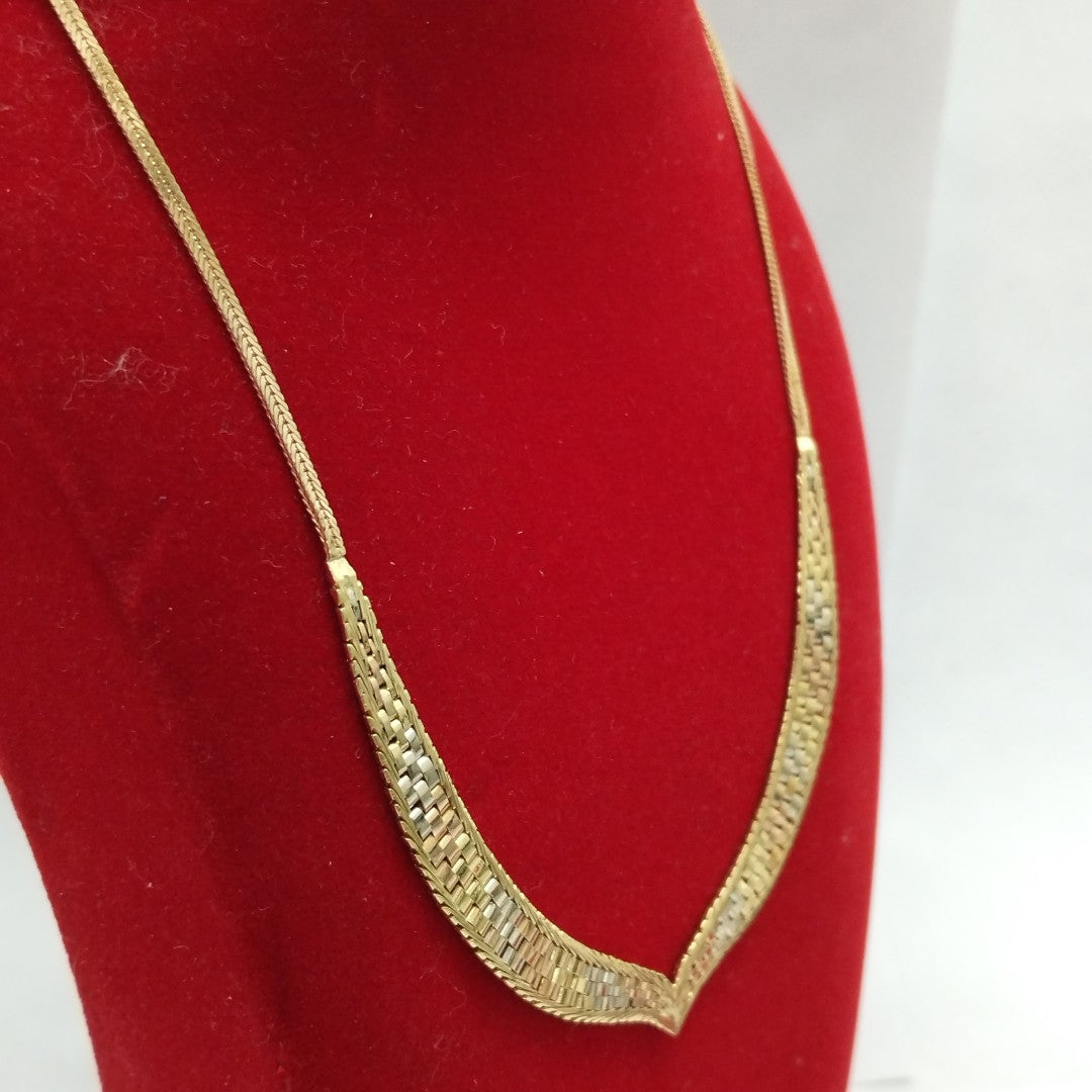 GARGANTILLA ORO,ORO COMBINADO 10 K 11,80 GRMS (SEMINUEVO)