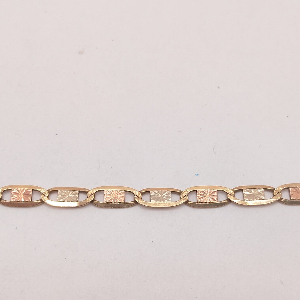 CADENA ORO, RODIADO 10 K 7.4 GRMS (SEMINUEVO)