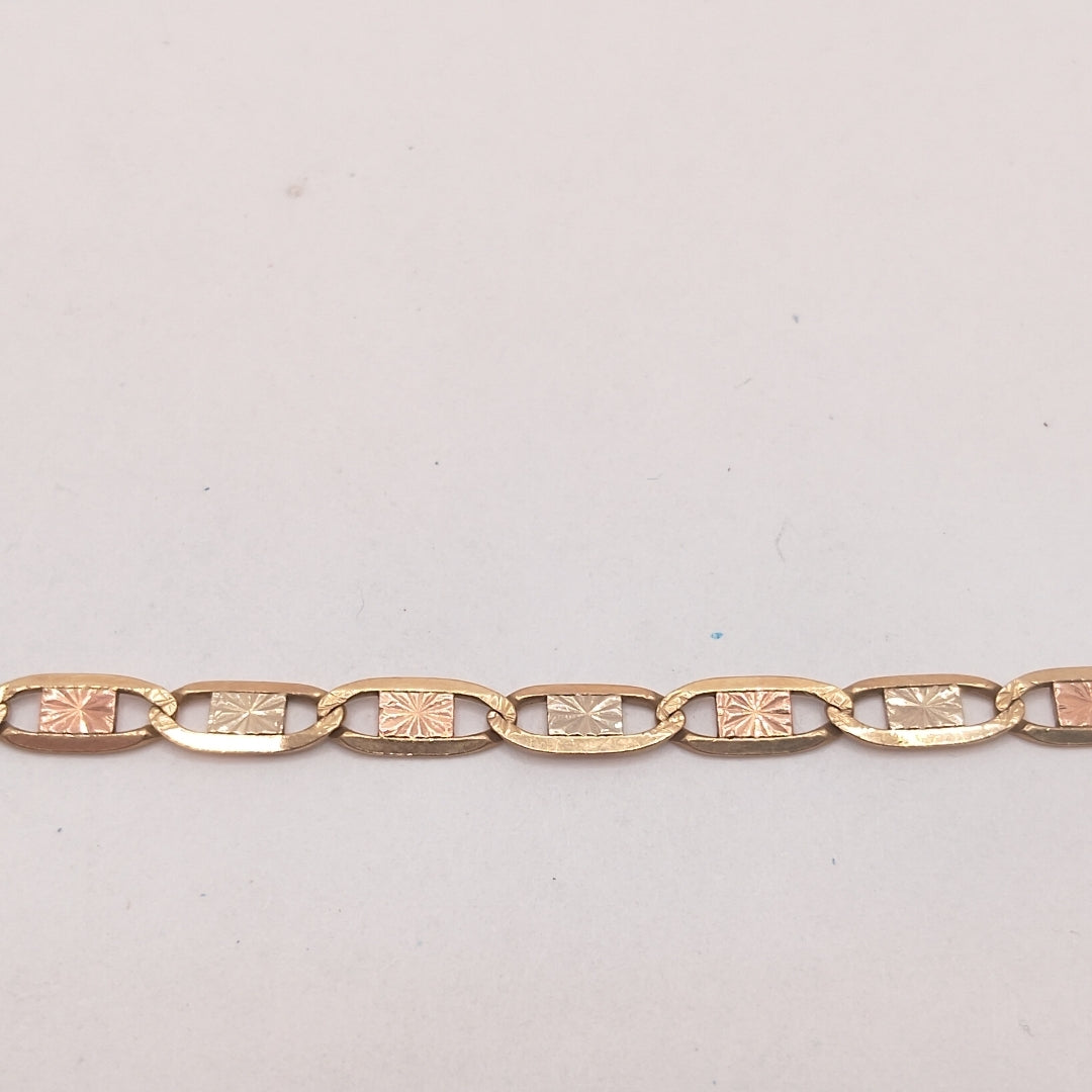 CADENA ORO, RODIADO 10 K 7.4 GRMS (SEMINUEVO)