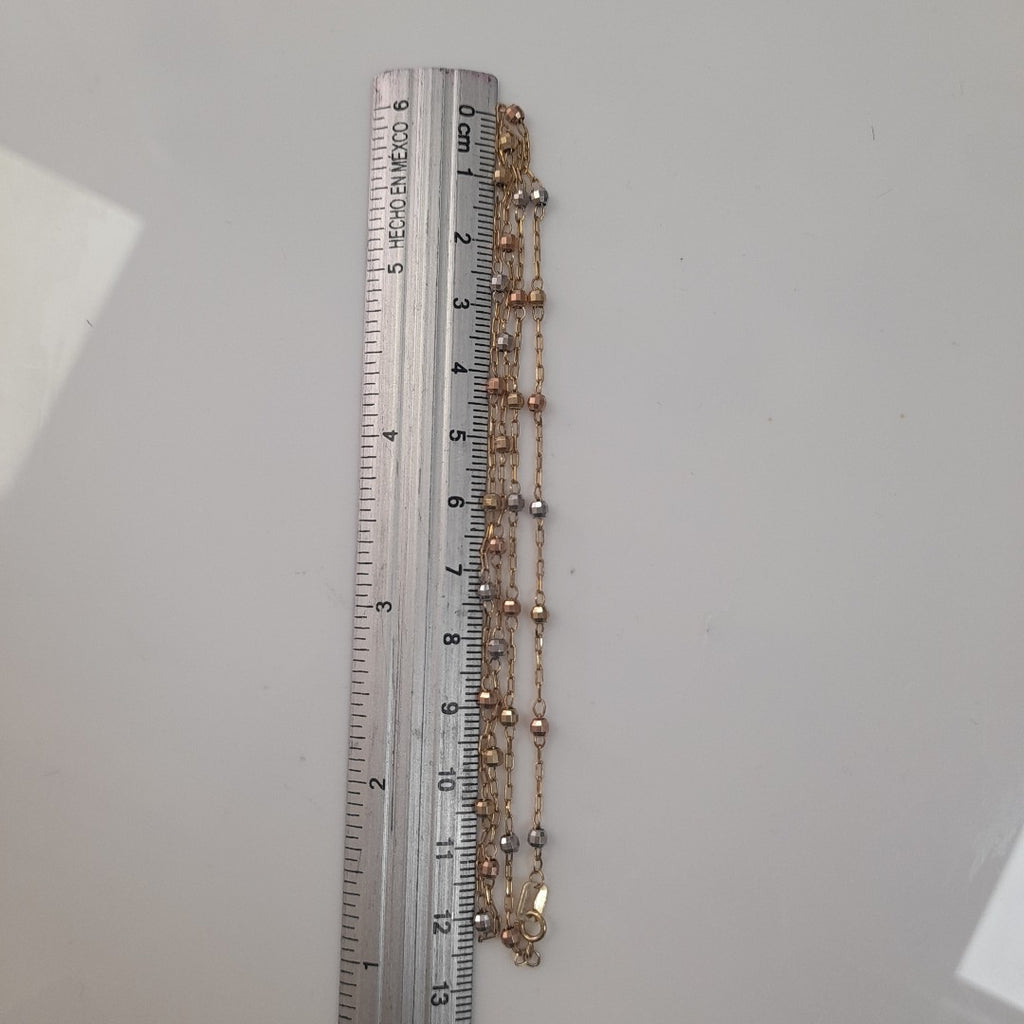 CADENA ORO COMBINADO 14 K 3.2 GRMS (SEMINUEVO)