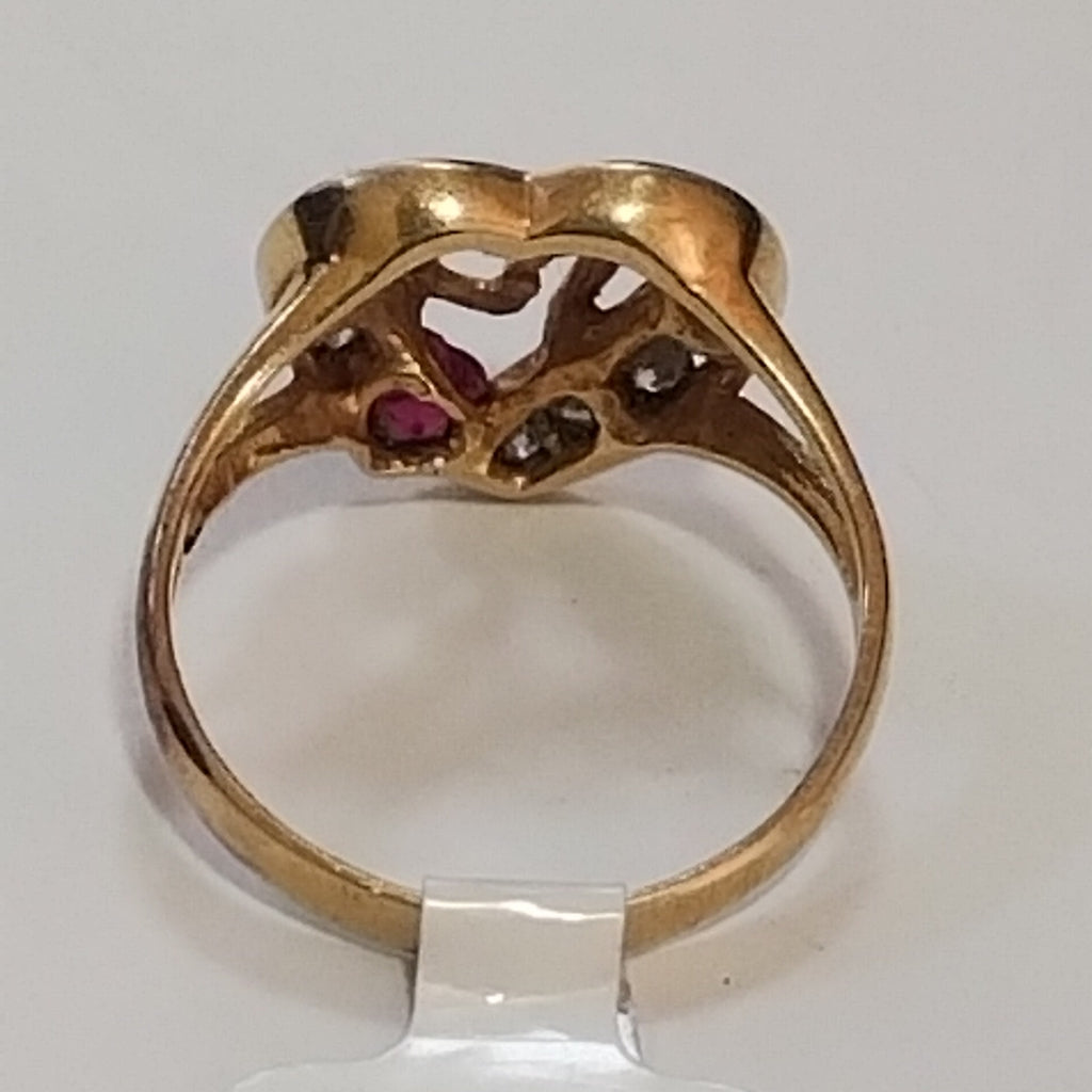 ANILLO CONMEMORATIVO ORO 10 K 3 GRMS (SEMINUEVO)