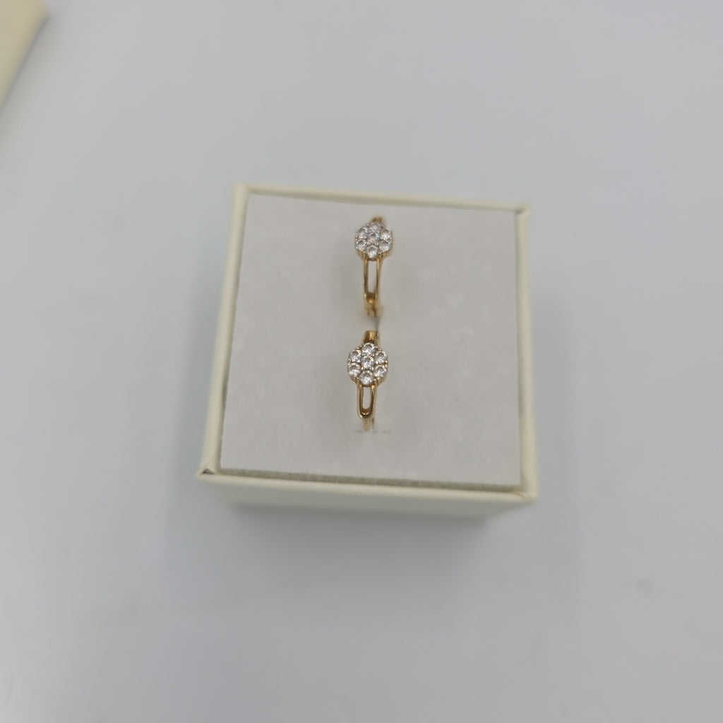 ARETES PAR ORO 14 K 1.4 GRMS (SEMINUEVO)