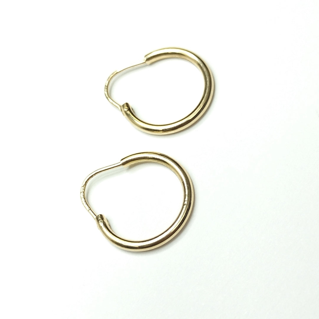ARRACADAS PAR ORO 14 K 1.2 GRMS (SEMINUEVO)