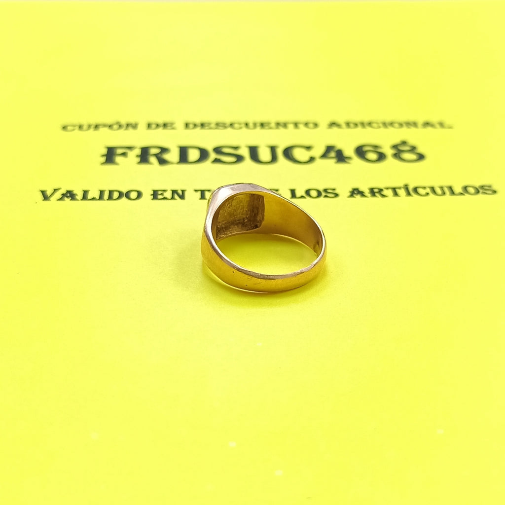 ANILLO DE GRADUACIÓN ORO 8 K 4.8 GRMS (SEMINUEVO)