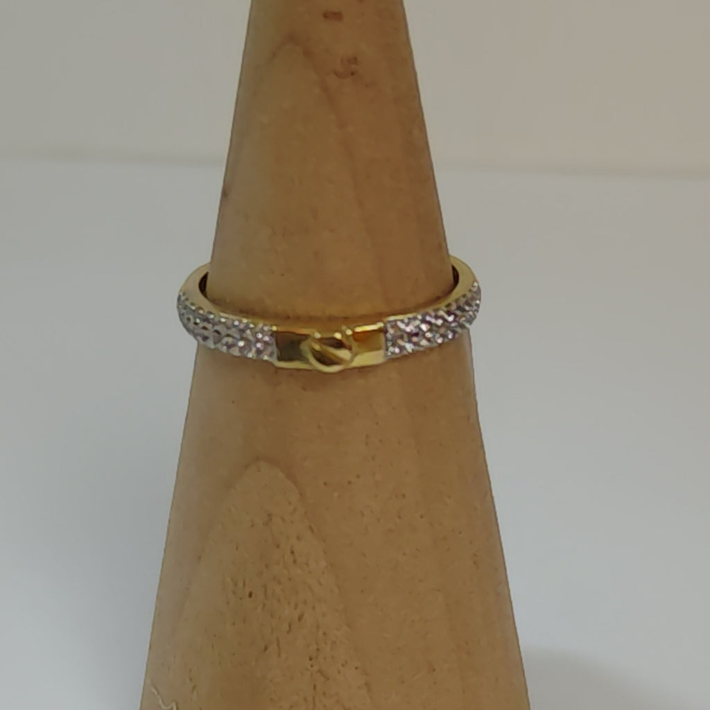 ANILLOS C/CIRCONIA ORO 10K TALLA 8 1.7 GR (NUEVO)