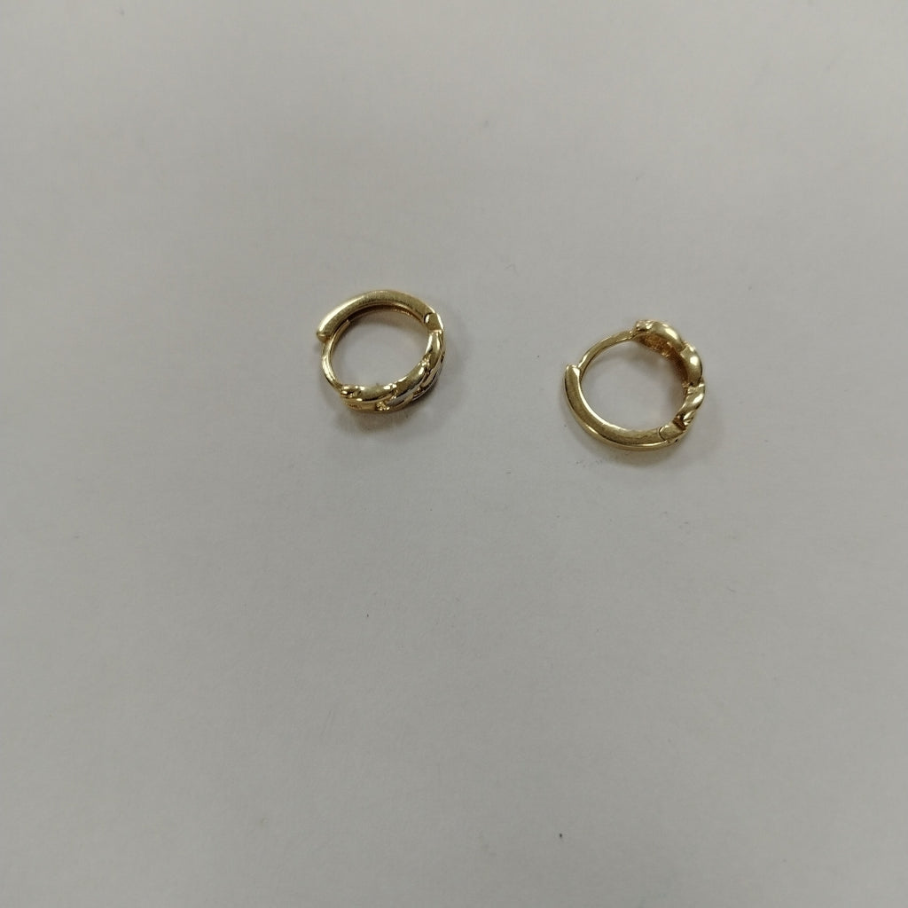 ARRACADAS PAR ORO, RODIADO 14 K 2.1 GRMS (SEMINUEVO)