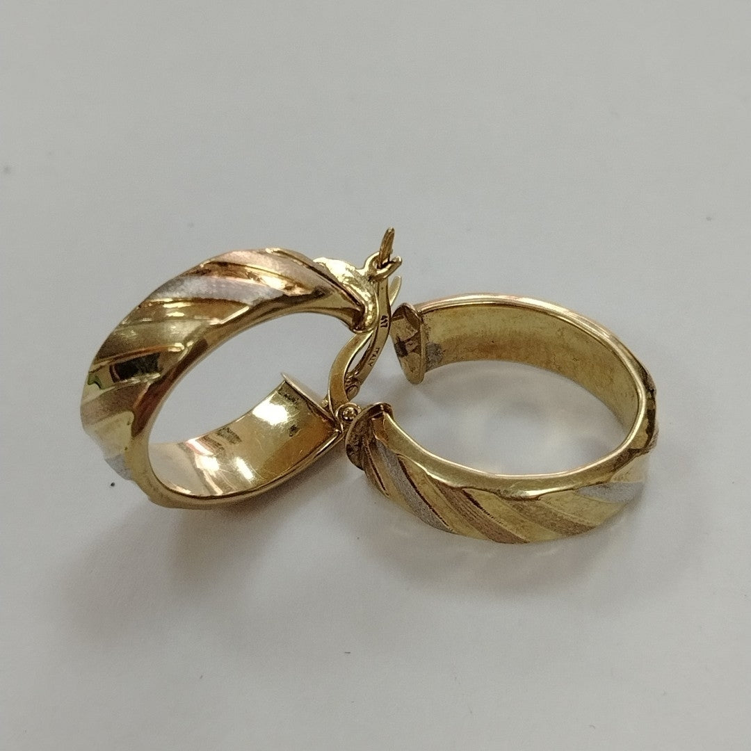 ARRACADAS PAR ORO 10 K 2.8 GRMS (SEMINUEVO)