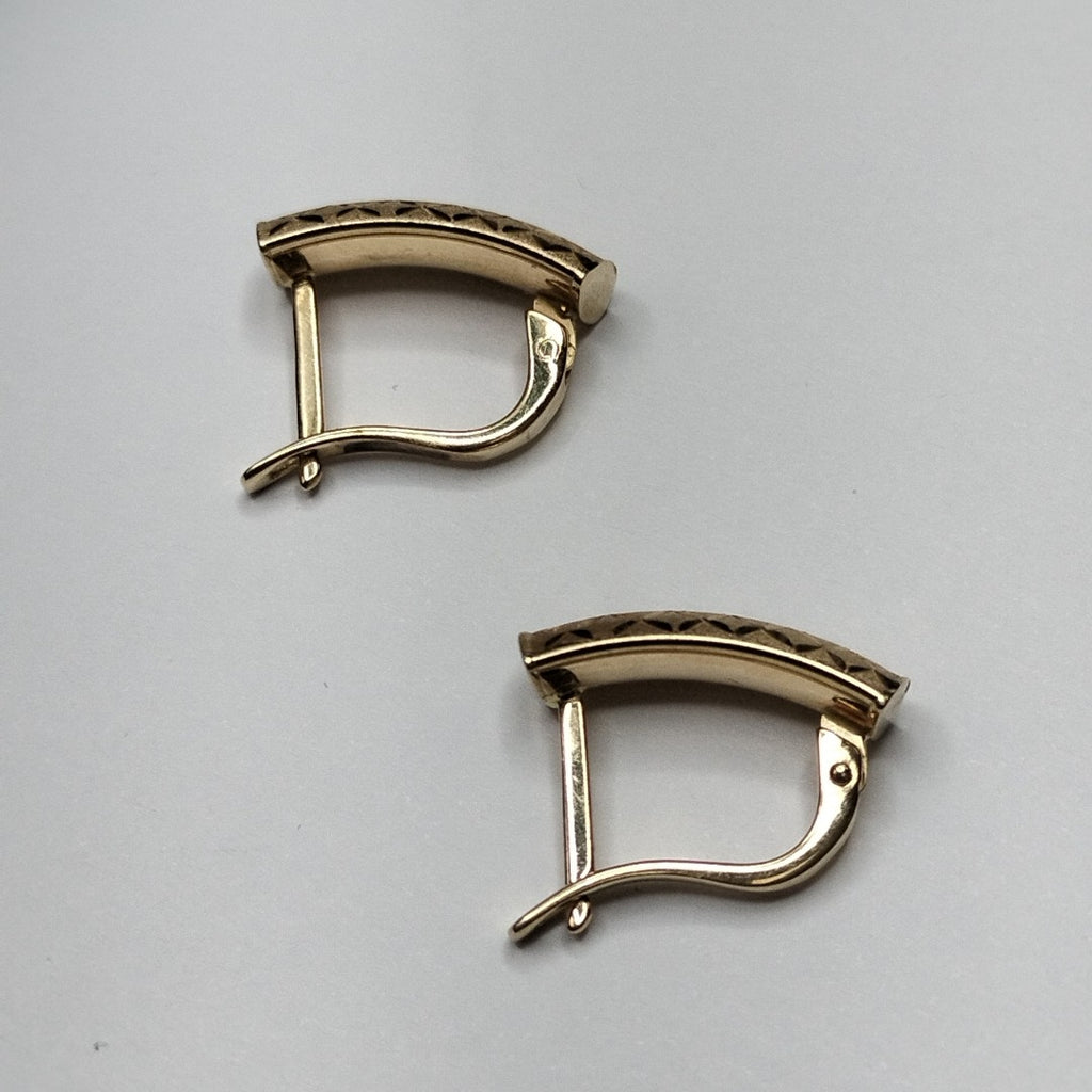 ARETES PAR ORO 14 K 2.3 GRMS (SEMINUEVO)