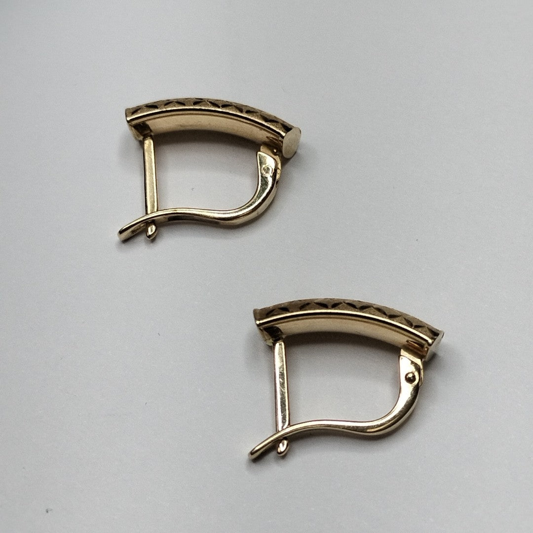 ARETES PAR ORO 14 K 2.3 GRMS (SEMINUEVO)