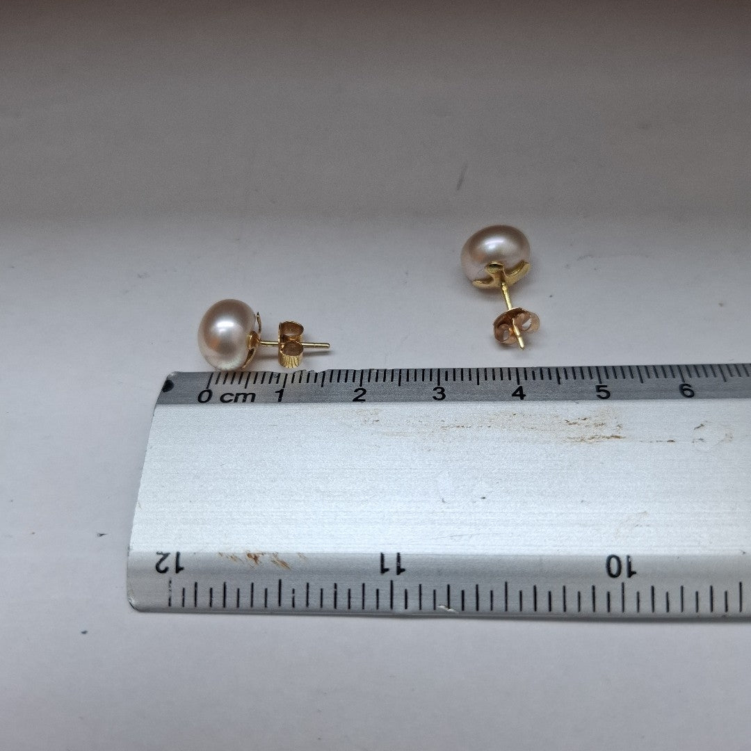 BROQUELES PAR ORO 14 K 2,70 GRMS (SEMINUEVO)